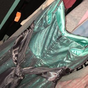 Green/Blue Cupcake Dress $30